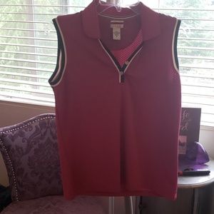 Izod Pink Collared Golf Shirt